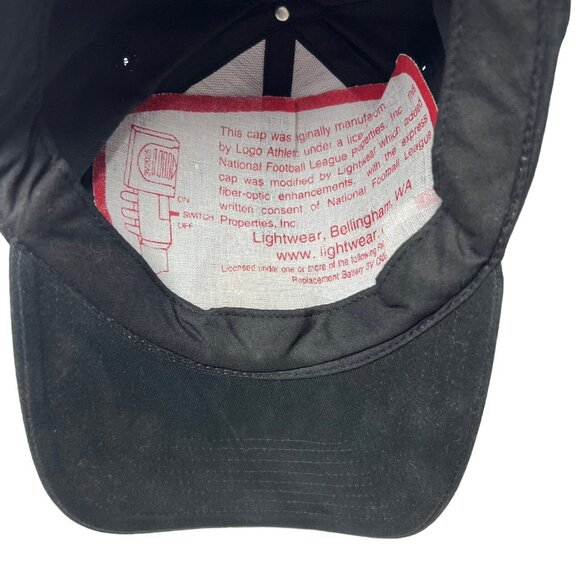 Pittsburgh Steelers Light Up Vintage Logo 7 Retro Strapback Hat Cap 90's NFL - Picture 9 of 10